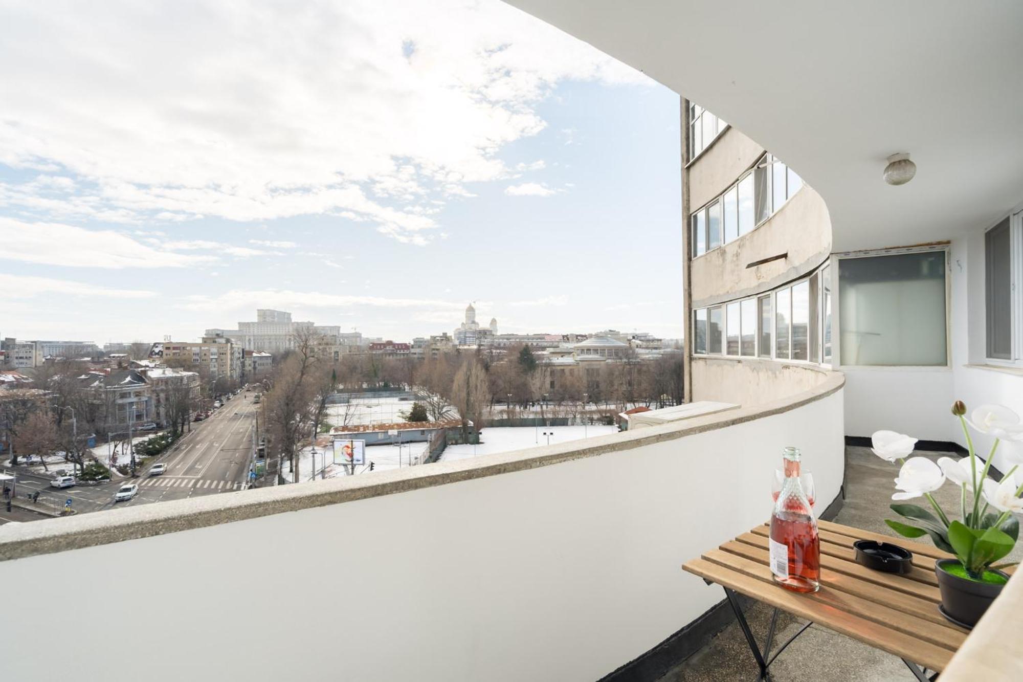 City View Apartment With Private Balcony Бухарест Экстерьер фото