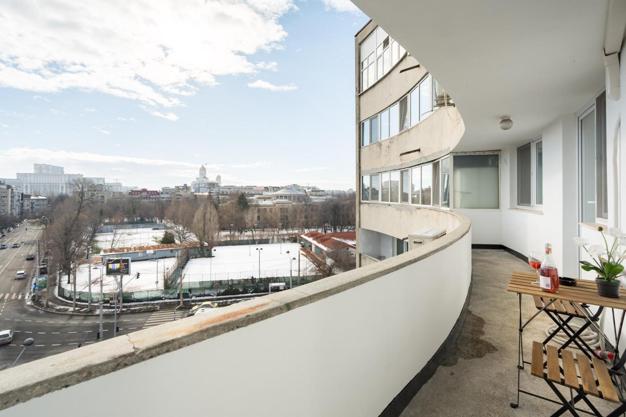 City View Apartment With Private Balcony Бухарест Экстерьер фото